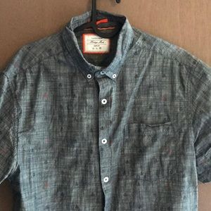 Sailboat Printed Short Sleeve Shirt